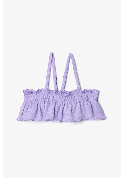 Penti Kız Çocuk Lilly Fırfırlı Bandeau Bikini Takımı Eflatun