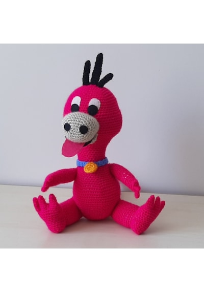 Amigurumi Örgü Oyuncak Taşdevri Dino