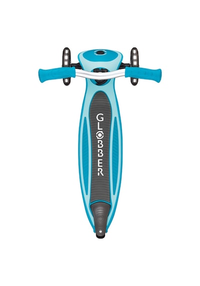 Globber Master Işıklı Katlanabilir Scooter - Okyanus Mavisi Mavi