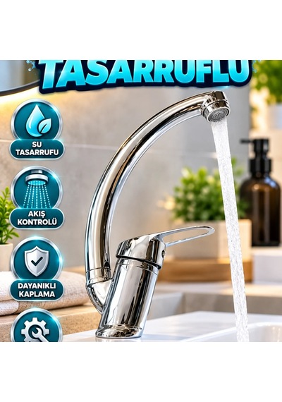 Su Tasarruflu Musluk Başlığı Dayanıklı Kaplama Ve Akış Kontrolü