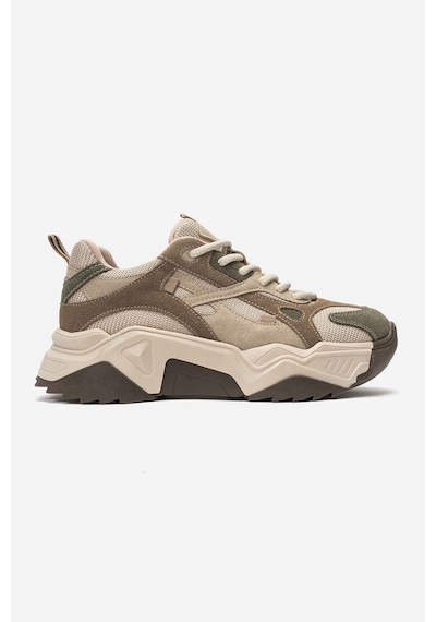 Lecce Yeşil Vizon Süet Multi Kadın Spor Sneakers