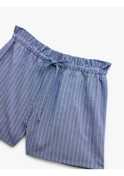 Koton Viskon Karışımlı Beli Bağcıklı Mini Boxer Şort Mavi Çizgili 5sak40047pw Mavi Çizgili Mavi Koton Viskon Karışımlı Beli Bağcıklı Mini Boxer Şort Mavi Çizgili 5sak40047pw Mavi Çizgili Mavi