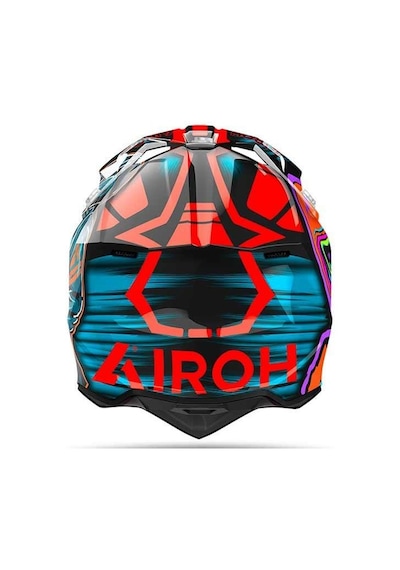 Airoh Wraap Cyber Gloss Kask Turuncu