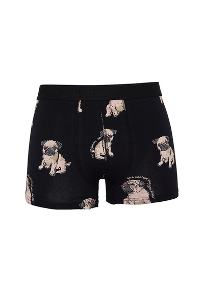 Tudors Erkek 10'lu Likralı Pamuklu Esnek Kumaş Premium Seri Boxer-50515 Çok Renkli