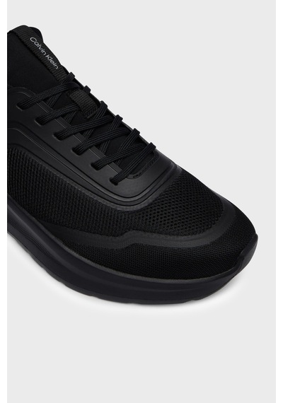 Calvin Klein Logolu Sneaker Ayakkabı Hm0hm021640gj Erkek Ayakkabı Hm0hm02164 0gj Siyah