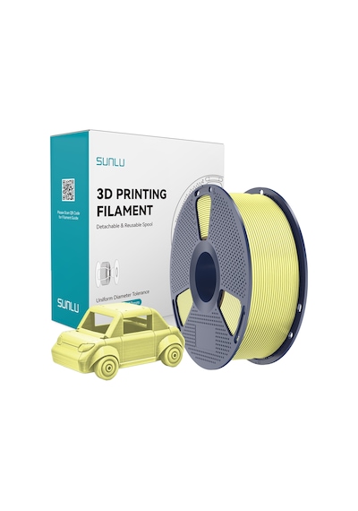 Sunlu Limon Sarısı Petg Filament - 1.75mm - 1 Kg