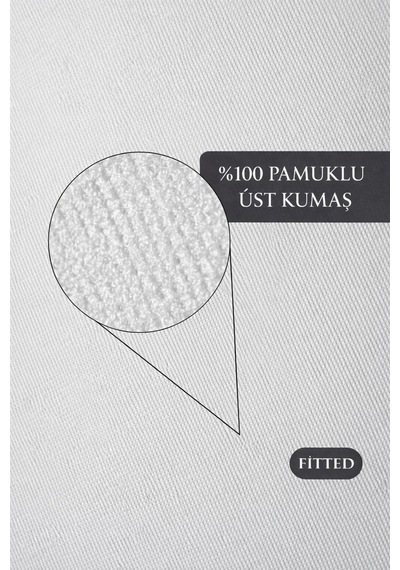 Ekomod %100 Pamuklu Sıvı Geçirmez Full Kenar Fitted Yatak Koruyucu Alez Tek-çift-battal-yastık Boy Beyaz Ekomod %100 Pamuklu Sıvı Geçirmez Full Kenar Fitted Yatak Koruyucu Alez Tek-çift-battal-yastık Boy Beyaz