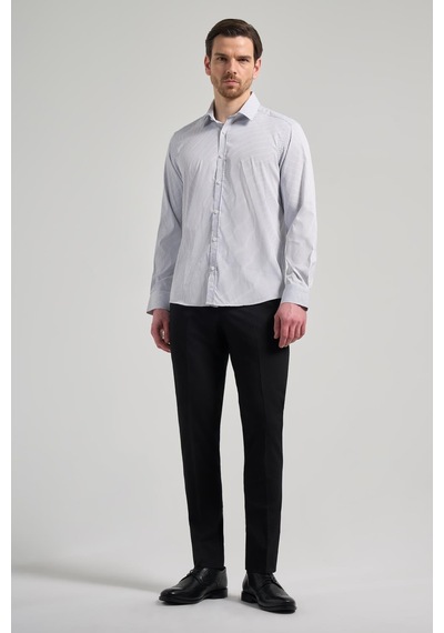 İmza Beyaz Uzun Kol Desen Yarım İtalyan Yaka Cepsiz Esnek Classic Slim Fit Gömlek 1004245218 Optik Beyaz İmza Beyaz Uzun Kol Desen Yarım İtalyan Yaka Cepsiz Esnek Classic Slim Fit Gömlek 1004245218 Optik Beyaz