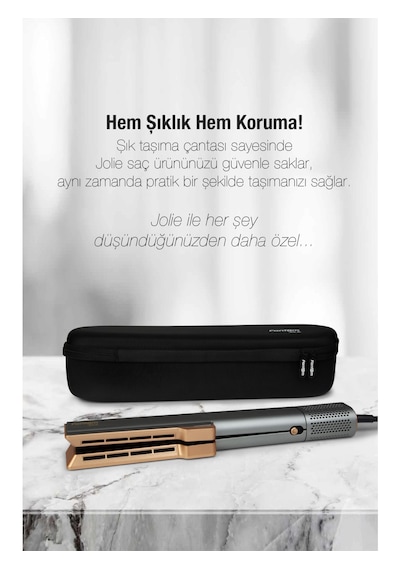 Fantom Jolie HS1600 Hava Üflemeli Göstergeli Saç Düzleştirici