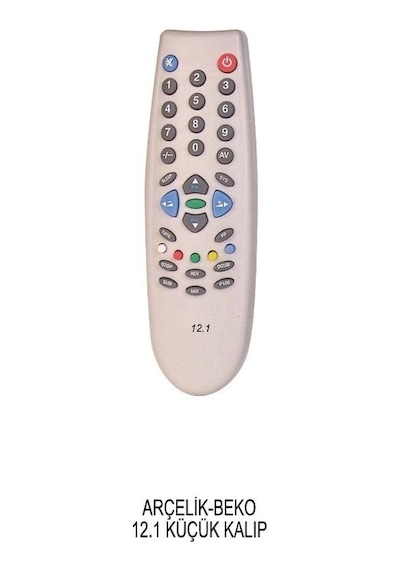Arçelik Uyumlu-Beko 12.1 Küçük Kalıp Tv Kumandası