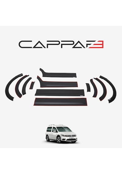 Volkswagen Caddy 2015-2020 Yıl Aralığı Uyumlu Kısa Şase Çift Sürgü Dodik Seti 12 Parça
