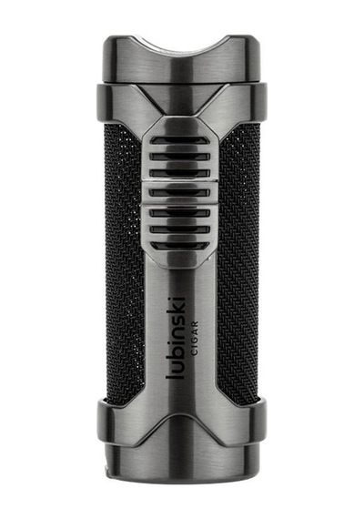 Lubinski Cigar Sehpa Kapaklı Delicili Tek Torch Puro Çakmağı Gunmetal