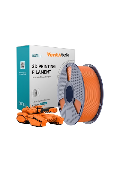 Sunlu Güneş Turuncusu Pla Filament - 1.75mm - 1 Kg Güneş Turuncusu