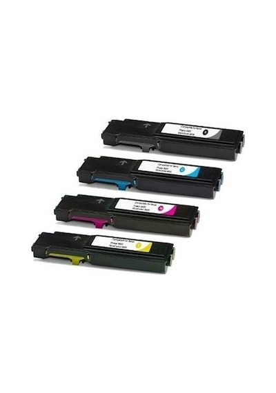 Xerox 106r02252bk/106r02249 Cy/106r02250mg/106r02251yl 4renk Takım Uyumlu, Toner