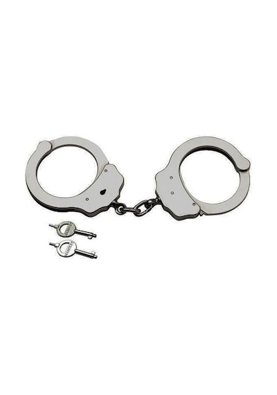 Masolet Polis Kelepçesi, Zincirli Çelik Kelepçe Gri