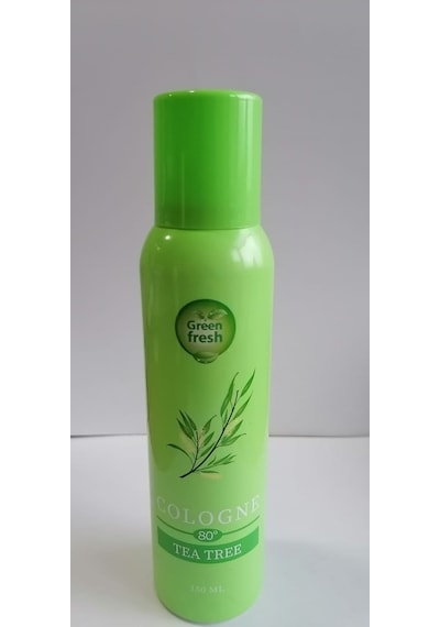 Green Fresh 80 Derece Limon Kolonyası Sprey 150 ML x 2+80 Derece Çay Ağacı Kolonya Sprey 150 ML x 2