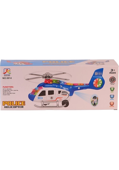 8814 Sesli Işıklı Çarp Dön Helikopter 48