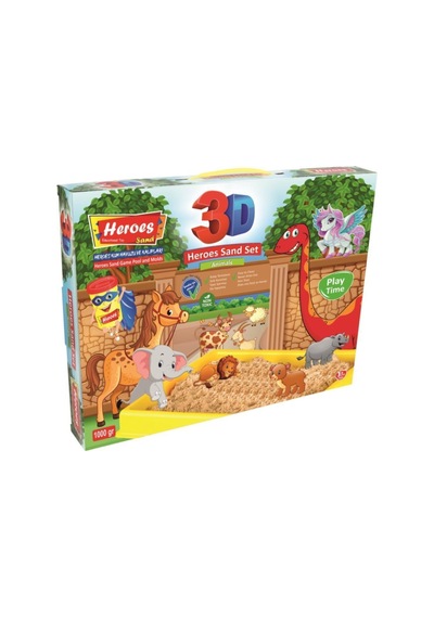 Eren 3D Kalıplı Çiftlik Hayvanları Kinetik Kum Set 1000 Gr Kum-037