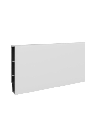 Vilo Sempla 701 Beyaz Pvc Süpürgelik 240cm Kolay Montaj - Suya Ve Çizilmeye Dayanıklı