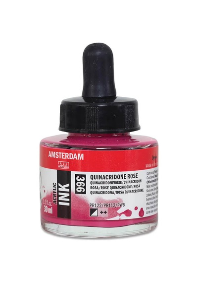 Amsterdam Akrilik Mürekkep 30 Ml Quinacridone Rose 366 Diğer