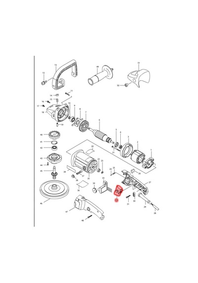 Makita 9227CB Şalter Ürün Kodu 651282-3