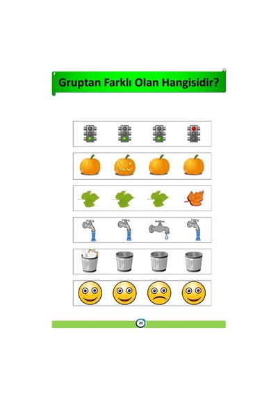 Okul Öncesi Eşleştirme YAZ-Sil Kitabı