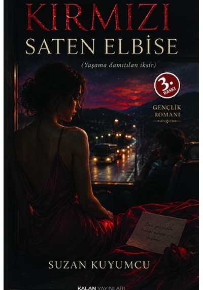 Kırmızı Saten Elbise