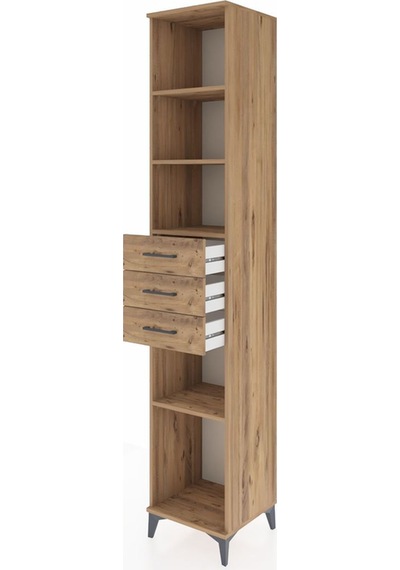 Hyperion Dolap 4 Raflı 3 Çekmeceli 44x44x243 Çam-çam Çam Hyperion Dolap 4 Raflı 3 Çekmeceli 44x44x243 Çam-çam Çam