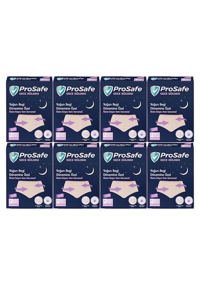 Prosafe Gece Külodu Yoğun Regl Dönemine Özel 8 Paket 16 Adet