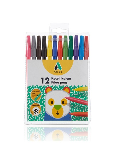 Adel Keçeli Kalem 12 Renk 2220 213001