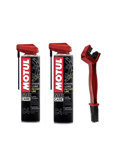 Motul C4 2 Adet+zincir Temizleme Fırçası