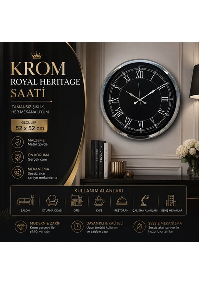 Krom Royal Heritage 52 X 52 Cm Duvar