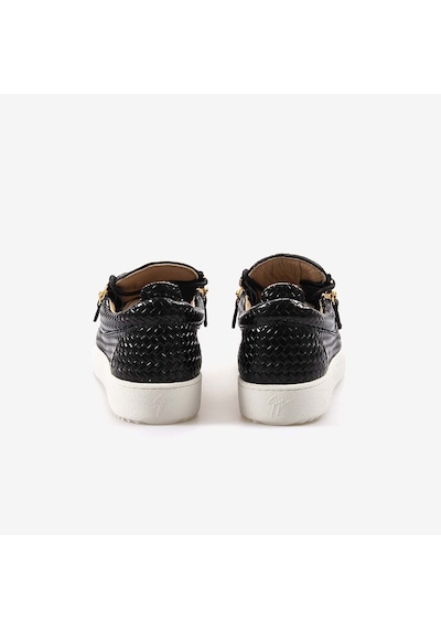 Giuseppe Zanotti Siyah Fermuarlı Erkek Spor & Sneaker Ayakkabı Rm50012 Siyah