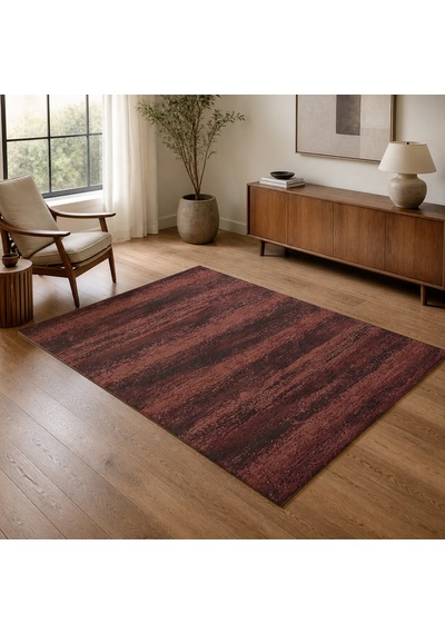 Kartela Halı Aria Halı Kaymaz Taban Makinede Yıkanabilir Halı Bordo - 60 X 90 Cm