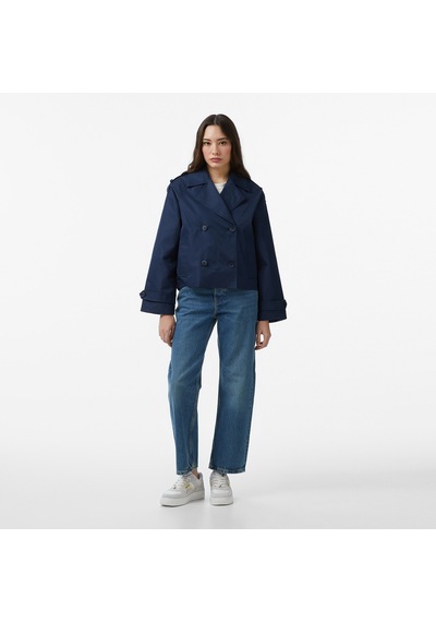 Nautica Kadın Lacivert Regular Fit Trençkotdüz65j010t