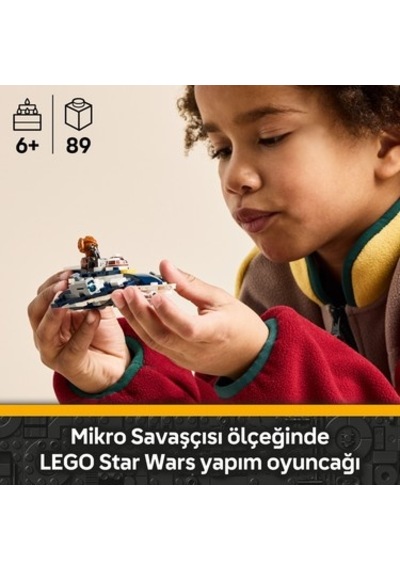 Jedi Starfighter Mikro Savaşçısı İle Star Wars Macerası - 6+ Çocuklar İçin