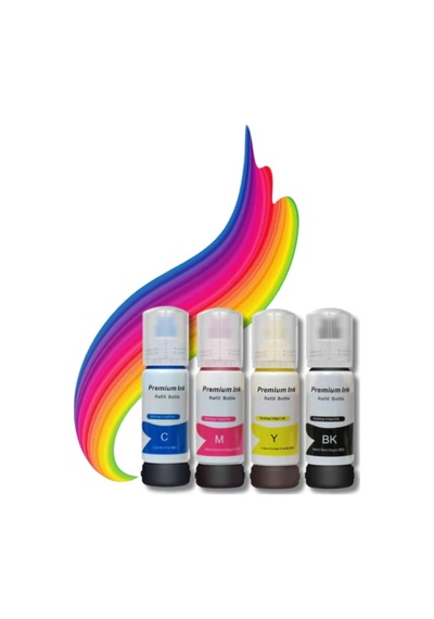 Epson Ecotank L3211,l3250,l3251 103 İle Uyumlu 4 Renk Uyumlu,Mürekkep Seti