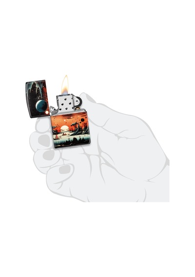 Zippo 49352 Space Design Çakmak Çok Renkli