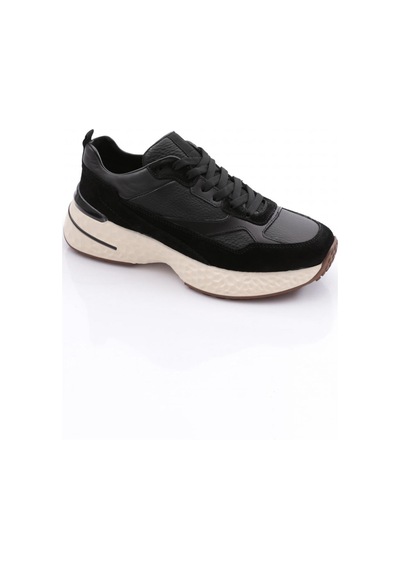 Dgn 24144 Erkek Casual Ayakkabı Siyah Süet Siyah Floter