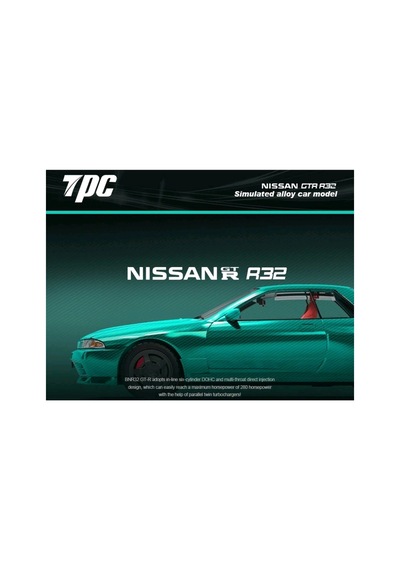 Tpc Nıssan Skyline Gt-r R32 - Full Carbon + Figure - Green - 907819456
