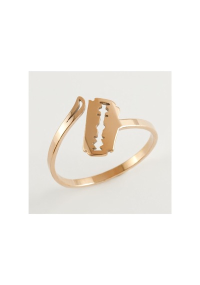Jilet - 779 - Lüks Çelik Yüzük - Kmrsfres - Bronz 18