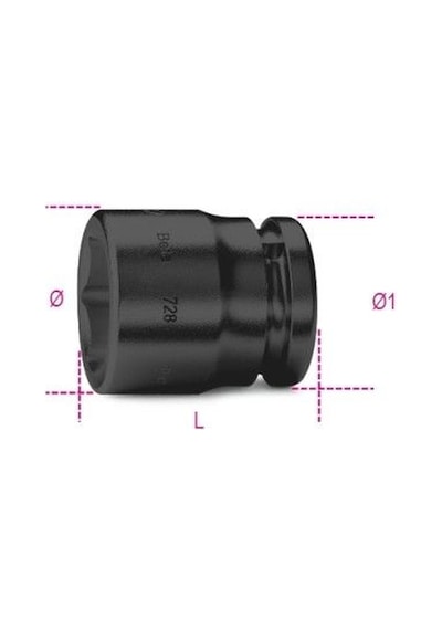 Havalı İnç Lokma 728AS 1.7/16
