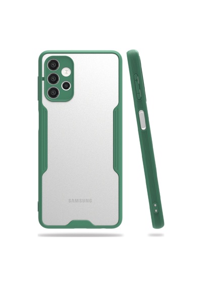 Samsung Galaxy  Uyumlu,  A52 Kılıf Platin Silikon - Yeşil