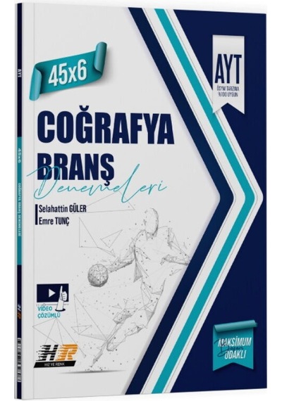 Hız Ve Renk Yayınları Ayt Coğrafya 45 X 6 Denemeleri