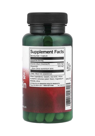 Swanson Vitamins, Diosmin & Hesperidin, 60 Capsules