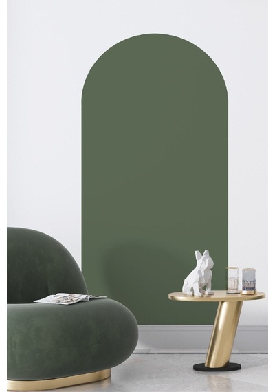 Kendiliğinden Yapışkanlı Kumaş Kanvas Dokulu Duvar Kağıdı Boho Bohem Tarz Oval Duvar Sticker Renkli
