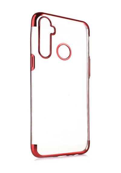 Realme 5I Kılıf Zore Dört Köşeli Lazer Silikon Kılıf