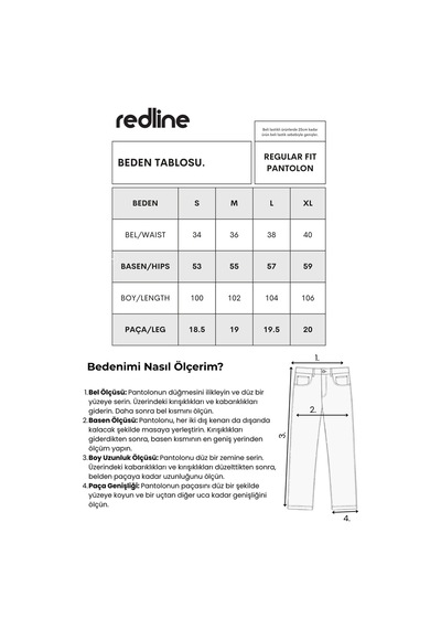 Redline Karalyan Erkek Comfort Fit Rahat Kesim Pamuklu Pantolon Siyah
