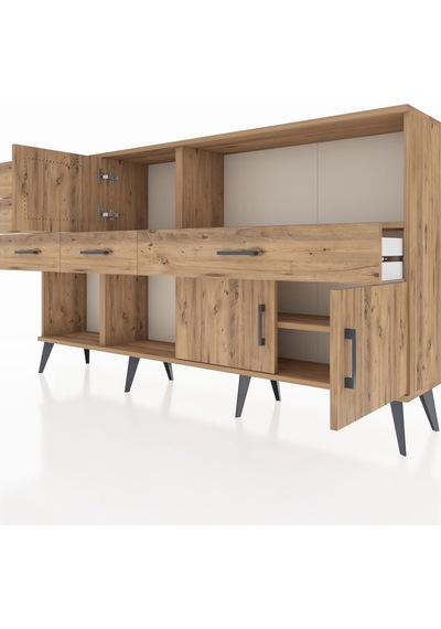 Arges Konsol 2 Raflı 5 Çekmeceli 3 Kapaklı 176x30x99 Çam-çam Atlas Çam - Atlas Çam Arges Konsol 2 Raflı 5 Çekmeceli 3 Kapaklı 176x30x99 Çam-çam Atlas Çam - Atlas Çam