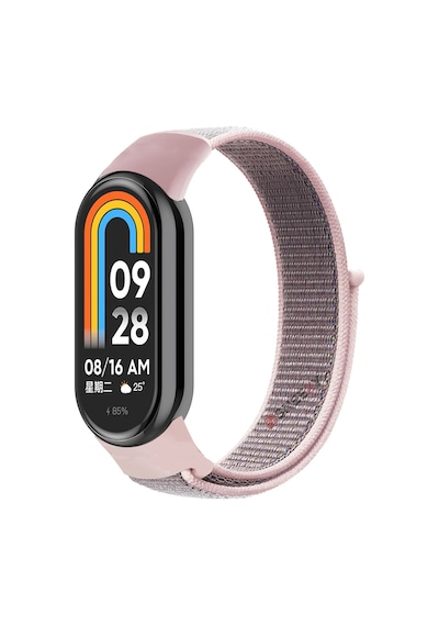 Xiaomi Mi Band 9 İle Uyumlu Hasır Nylon Akıllı Bileklik Kordon - Saat Kordonu